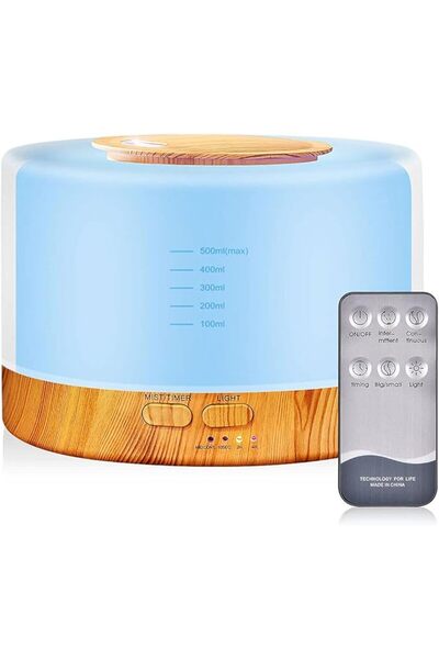 GENERAL 500ml Cool Mist Ultrasonic Aroma Diffuser Air Humidifier with Light