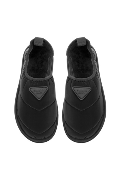 Belsta Black quilted slippers, size 40