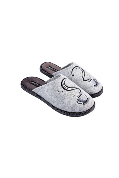Belsta Light gray slippers, gray color, size 37