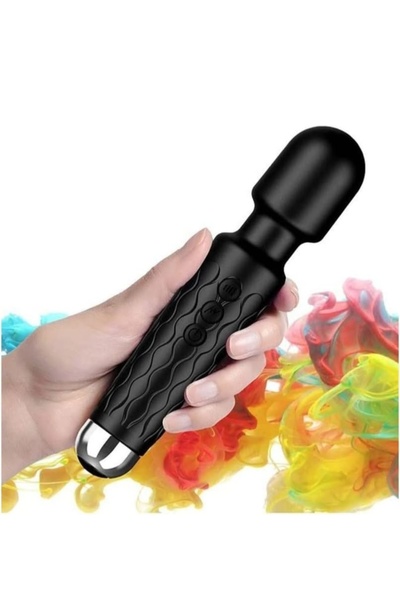 GENERIC4 جهاز تدليك كهربائي من السيليكون قابل لإعادة الشحن للرقبة والوجه والق...