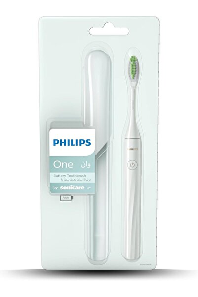 Philips One by Sonicare Battery Toothbrush with case, Mint Light Blue (Middle-East Version)
