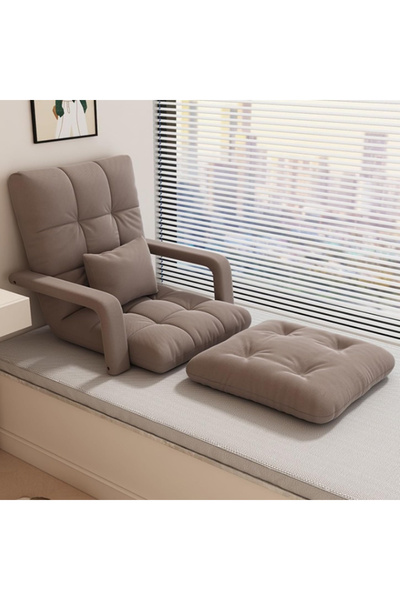 HayaBazaar Folding Floor Chair, Multi Angle Adjustment Padded Lounge Sofa,for...