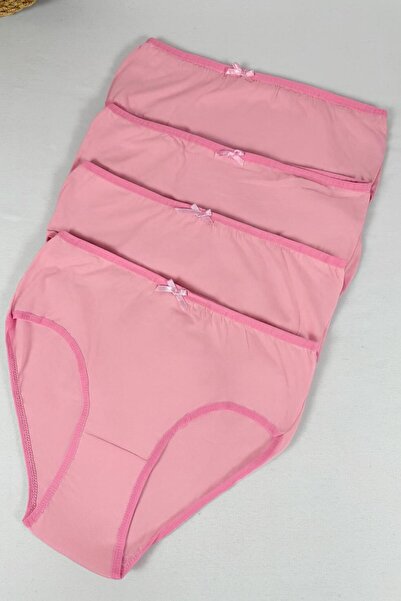 FUNELLA Women's 4-Pack High Waist Plain Panties