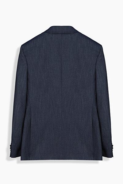 Sarar İNTERVİEW Mertens Slim Koyu Lacivert Takım Elbise