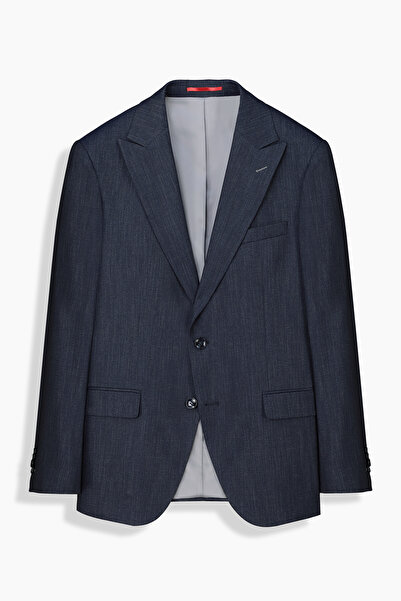 Sarar İNTERVİEW Mertens Slim Koyu Lacivert Takım Elbise