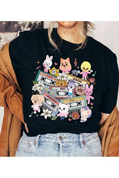 barsdepo Stray Kids Printed T-Shirt, Oversized Unisex T-Shirt Child / Adult (...