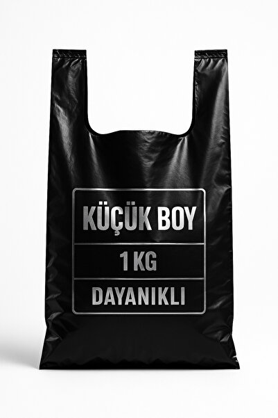 NEX Atlet Poşet Siyah - Küçük Boy | 1 KG Ekstra Dayanıklı