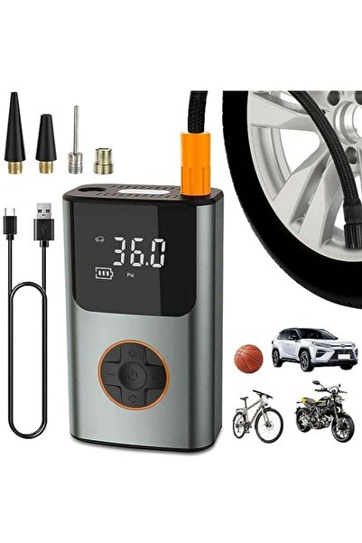 Arabest منفاخ إطارات لاسلكي مزود بشاشة رقمية، ومضخة محمولة بإيقاف تشغيل تلقائي وبطارية قابلة لإعادة الشحن