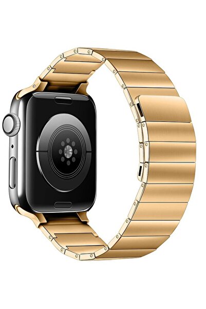 Khayra Apple Watch 42mm Kr404 Huks Band - Gold-(5796) - Eszaoc4517-7039