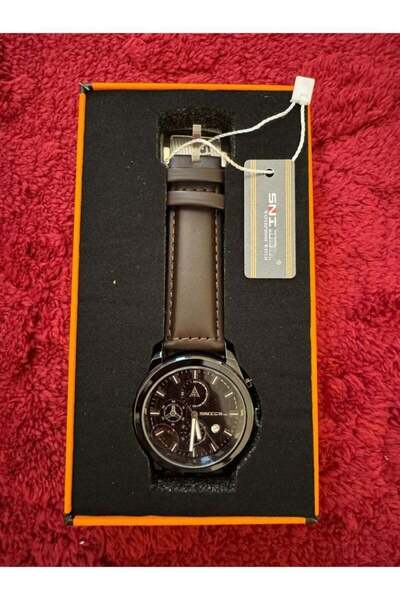 Generic Classic Dark Brown Chronograph Men Watch