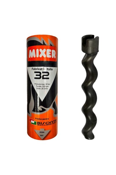 Bisonte Set mixer stator 32 + mixer rotor 32 pentru pompe de tencuială monofazate