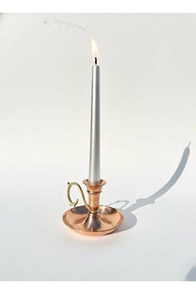 COPPER BLK Bakır Kulplu Şamdan