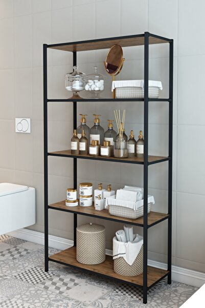 DEKOZUM STARK Banyo Rafı Banyo Dolabı Dekoratif Çok Amaçlı Raf 150X56 cm