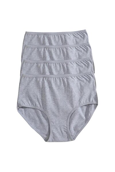 FUNELLA Women's 4-Pack High Waist Plain Panties