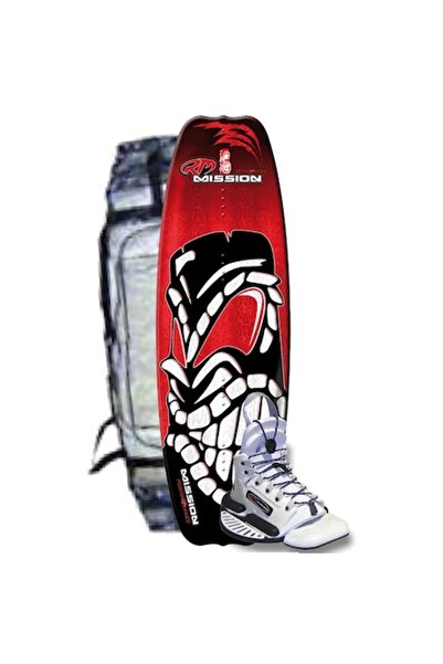 TNG Outdoor Wakeboard Tango Fire: Placă de Wake pentru familie cu legături Race Up și geantă de transport, 138 x 39,25 cm