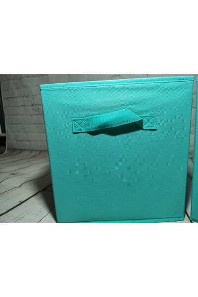 OEM Storage box 28x28x28 cm, textile, waterproof, beige, for home/office