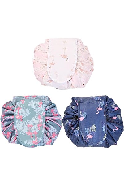 Margoun Drawstring Makeup Bag Waterproof Large Cosmetic Toiletry Organizer BAG001(3 pack)