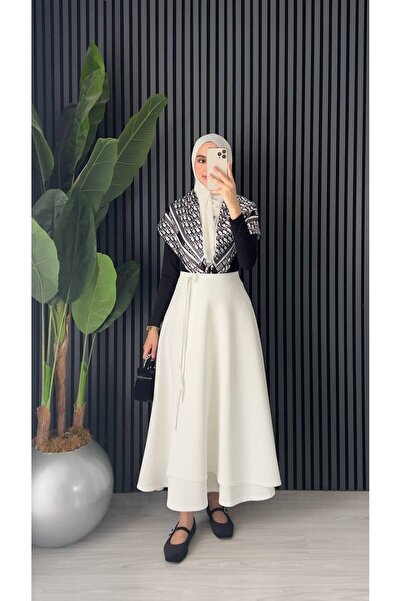 Blue Morpho Φούστα με κορδόνια από ύφασμα Scuba