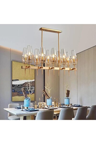 jury Orchestra Lighting Chandelier, 8 Bulbs