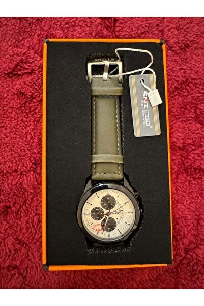 Generic Contemporary Panda Dial Chronograph Men Watch