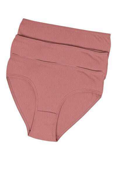 FUNELLA Women's 3-Pack Stretch Fabric High Waist Panties