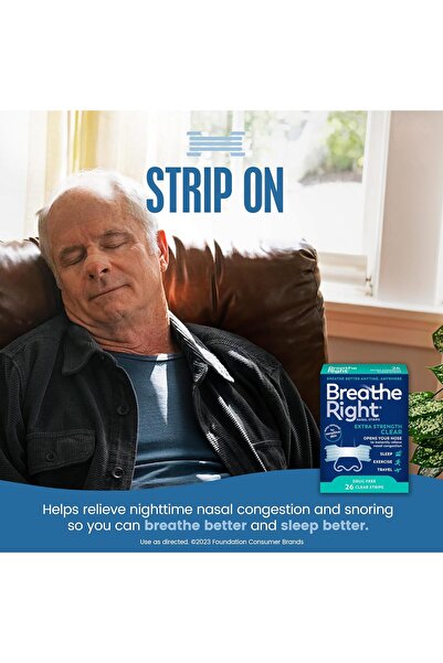 Breathe Right فائق النقاء للبشرة الحساسة، 26 قطعة