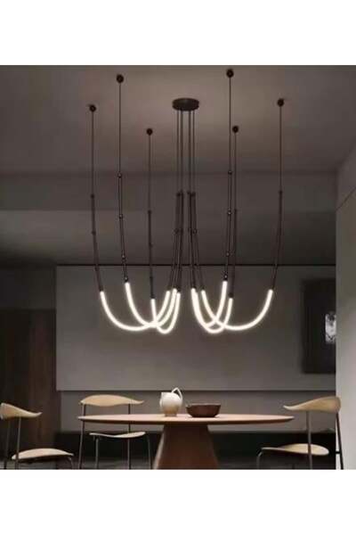 Kanz Chandelier of dangling glow