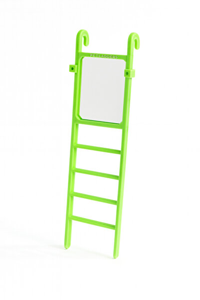 Papağanhane Yeşil Aynalı Muhabbet Kuşu Merdiveni | Kafes İçin Tırmanma Oyunca...