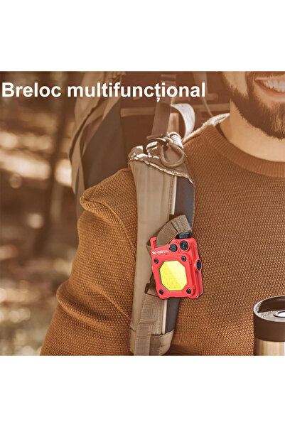 LEDIGANT Mini Keychain LED Flashlight – USB-C Rechargeable, Multifunctional, Ultra-Bright, for Camping