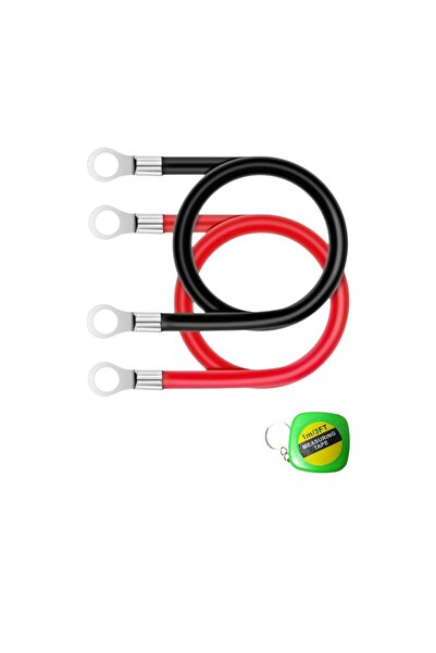 OEM Current transfer/battery start cable set, section 6 mmp, 2x25 cm, 4 M6 lu...