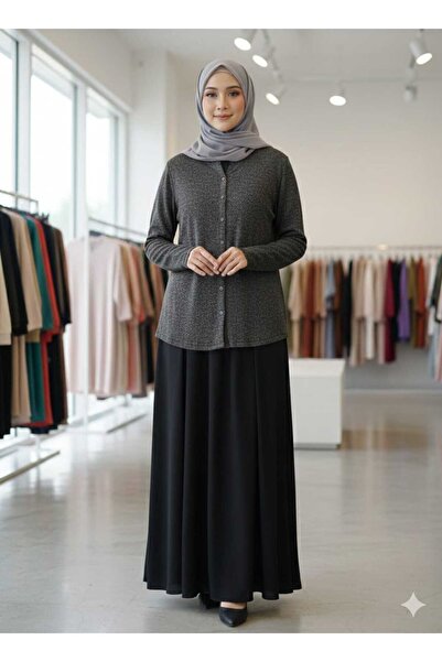 QUAWEAR V-Neck Soft Fabric Cardigan