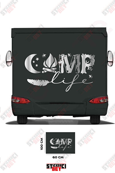 STİCKERCI BEY ملصق كامب لايف لعربات التخييم