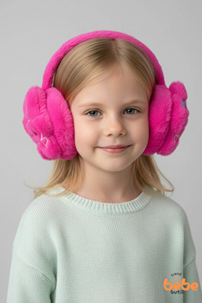 Trend Bebe Butik Căști de urechi din pluș pentru fete – cu figurină de pisică...