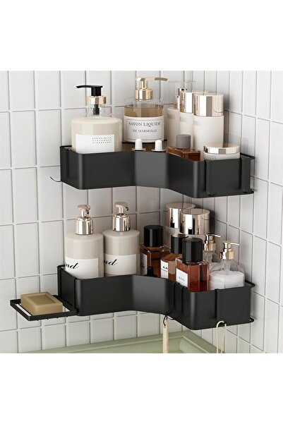 AZONEE حامل دش زاوية، قطعتان، مصنوع من الفولاذ المقاوم للصدأ، على شكل حرف L، ...