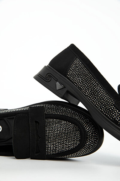 Alphus Hco Stylish Women's Loafer Shoes with Stones