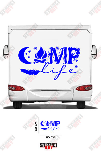 STİCKERCI BEY ملصق كامب لايف لعربات التخييم