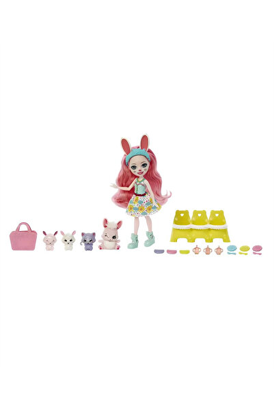 mattel Enchantimals Bestie Reveal Yakın Arkadaş Bebekler HLK83 HLK85 Bree Bunny ve Twist