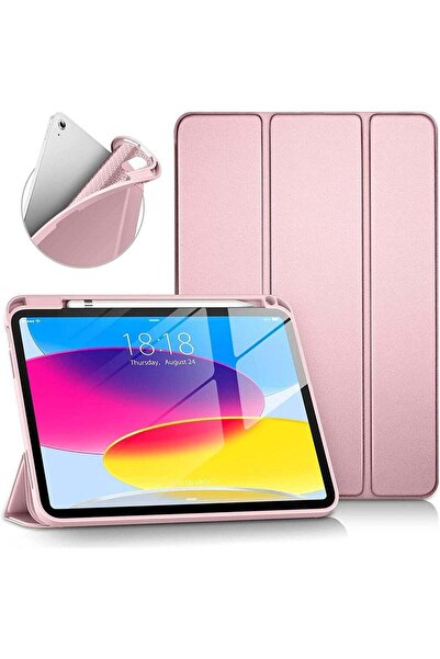 Armor Case for iPad 10th/11th Gen 10.9" with Pencil Holder - Pink