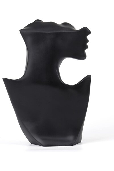 Generic Black resin mannequin jewelry display stand - organizer for necklaces and earrings