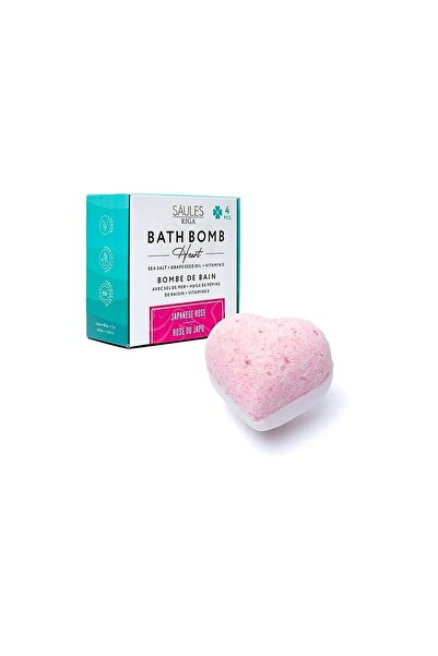 Saules Riga Bila de baie efervescenta (inimă) --trandafir japonez -- 90g