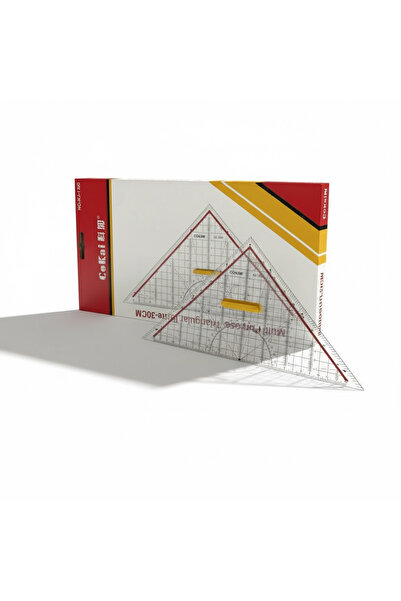 Mc Cetvel Geoderek Üçgen Cetvel , Modelist Cetveli , Gemici Cetveli