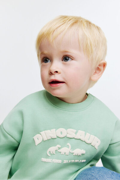 H&M Baskılı Sweatshirt