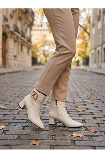 ŞNG Ayakkabı Daily Use Women's Heeled Boots