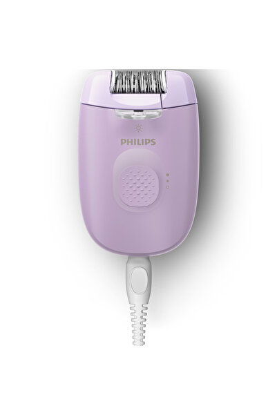 Philips Epilator Series 4000 BRE257/00, 2 speed settings, washable epilation head, 4 accessories, Lilac