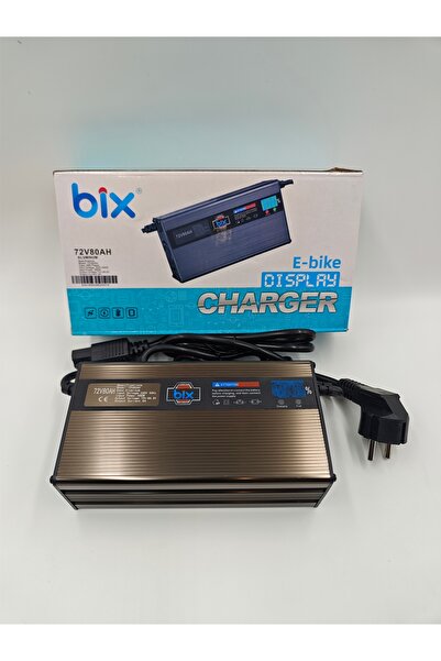 Bix EBIKE 72V80 AMPER SARJ ALETI SU GECIRMEZ SILIKONLU