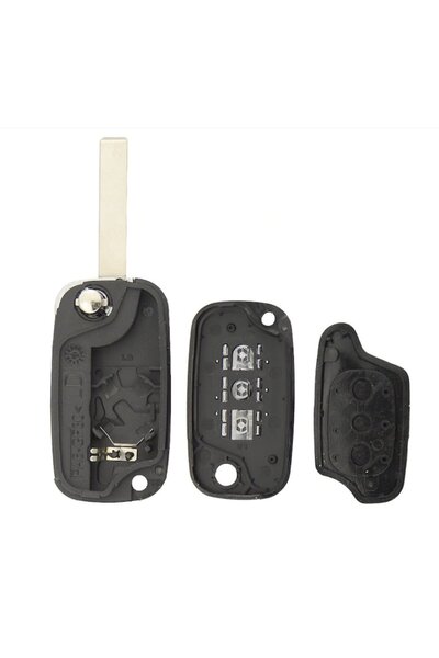 OEM Key case compatible with Renault Fluence / Clio 3 - 3 buttons (blade 407)