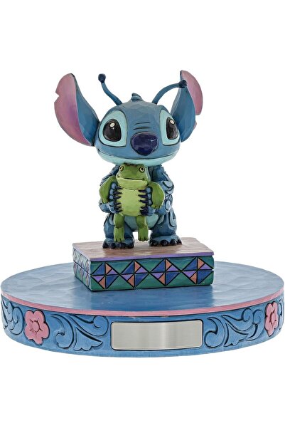 Enesco Disney Traditions Jim Shore Lilo & Stitch Stitch and Frog Stone Resin ...