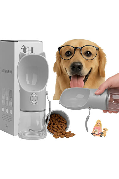 Sellix Dog Water & Food Bottle Portable Leak-Proof with Food Container for Travel