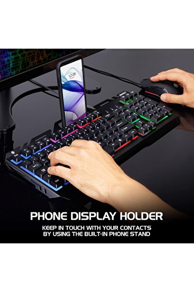 Enhance Infiltrate KL2 Membrane Gaming Keyboard - Quiet, 3-Color LED, Turbo Mode