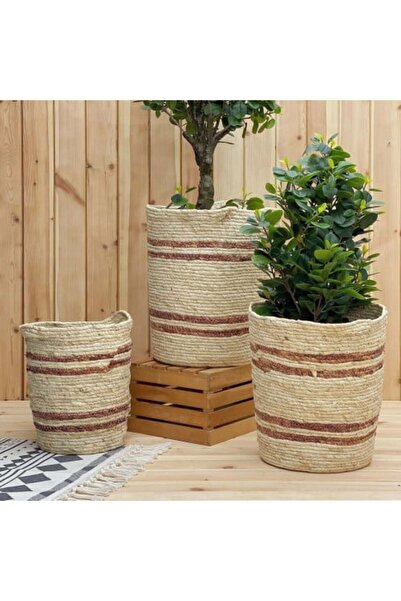 SPR Three-piece wicker basket set